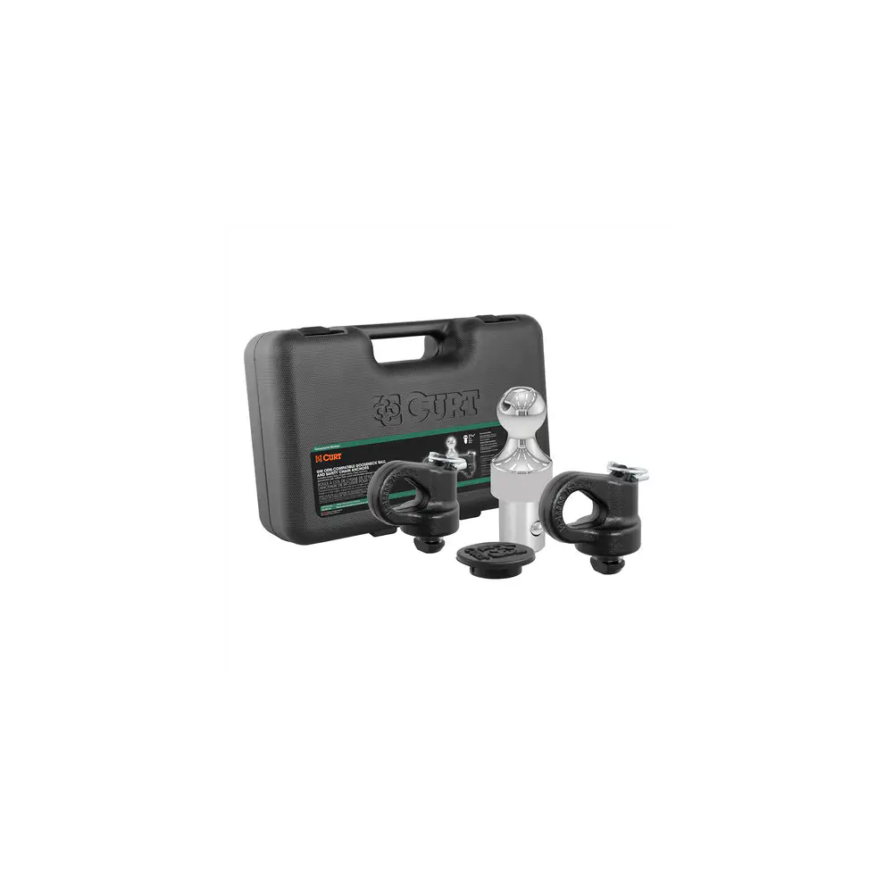 Gooseneck Ball & Safety Chain Anchor Kit for OEM Puck System Ford / GM / Nissan - 60692